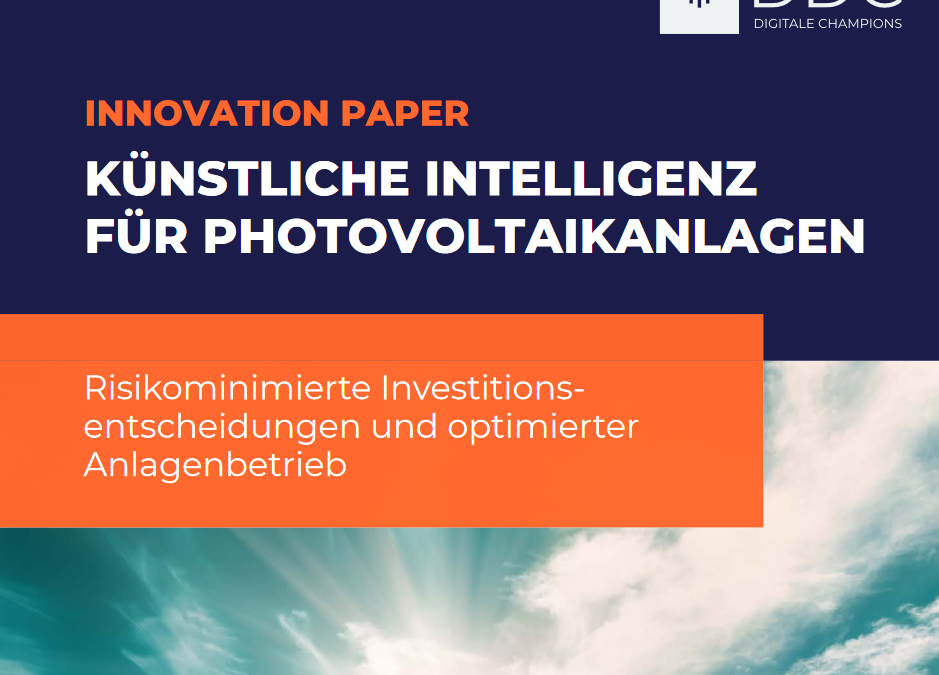 Neues Innovation Paper „KI für Photovoltaikanlagen“